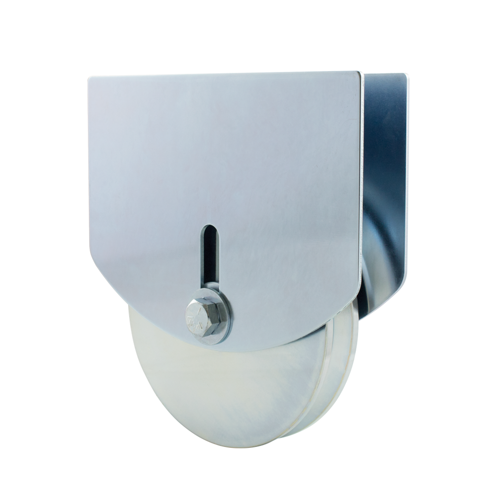 Shut It® 6" (152mm) Hardcore™ V-Groove Wheel with Carriage