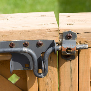 Tired of old rusty gate hardware and gates that don’t close properly year round?