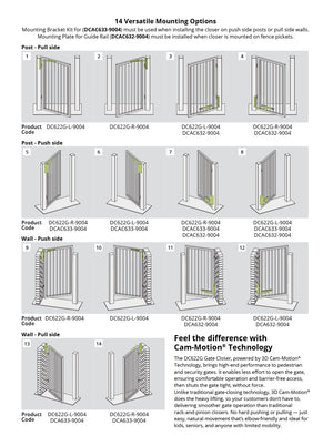 SlimLine Hydraulic, Vertical Gate Closer from D&D Technologies