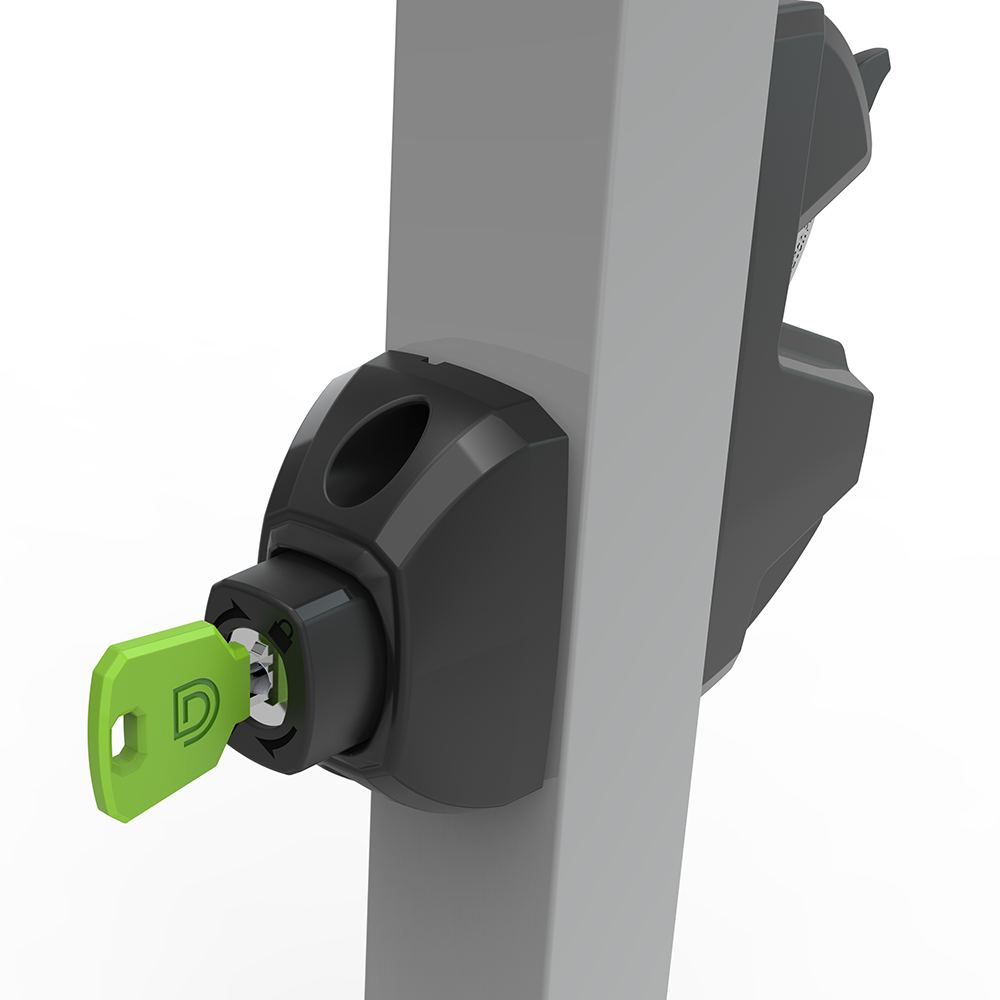 D&D Technologies 107492 Gate Latch Lockable Black D&D Technologies 107492 Gate Latch Lockable Black